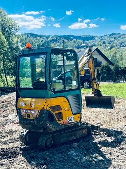 Minibager Yanmar sv15 2013 rok 2300 mth - 2