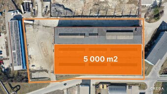 CREDA | prenájom 5 000 m2 výrobná / skladová hala, Martin - 2