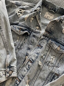 Rifľova/ Denim Bunda / veľkosť 38 - 2