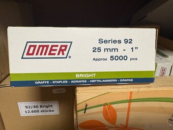 Predam Omer sponky W 25, W 92/40 - 150,- eur - 2