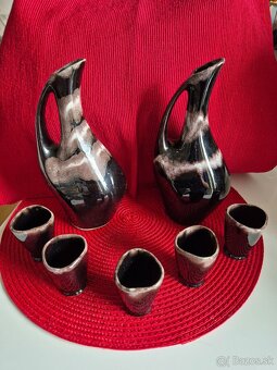 Predám bulharskú keramiku na rakiju, ouzo,likér. - 2