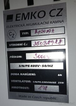 Akumulačné kachle EMKO CZ M 30 AK - 2