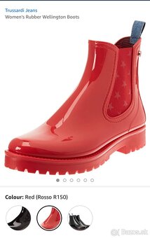 Trussardi 37 cervene gumaky - 2