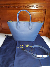 modrá kabelka polo ralph lauren - 2