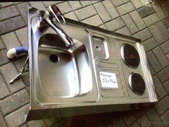 Kuchynský drez + dvojplatnička - 2