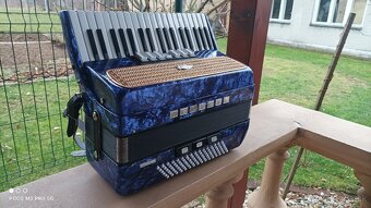 Harmonika -Akordeon.Delícia Carmen 80basová modrá. - 2