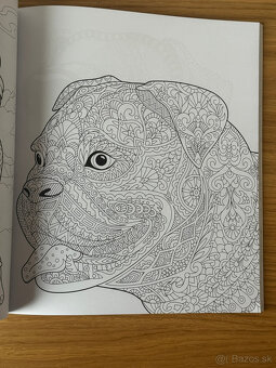 Antistresové omaľovánky - psy - 2