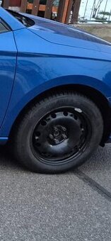 Predám plechové disky Škoda 5x100, R15, ET 38 - 2
