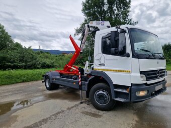 Mercedes Atego 1218 nosič kontajnerov s hydraulickou rukou - 2