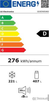 Americká chladnička LG GSXE90EVAD nová, ZNÍŽENÁ CENA - 2