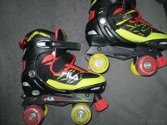 Dvojradové značkové kolieskové korčule - Fila - 2