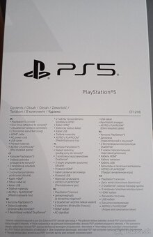 PS 5 slim SSD disk 1 TB + 2 ovládače NEROZBALENE NOVÉ - 2