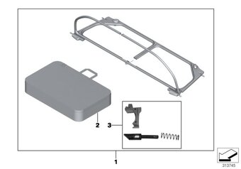Wind deflector - pre BMW320i E93 - 2