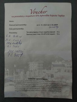 Voucher do SPA Aphrodite - 2