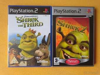 Hra na PS2 - Shrek, Happy Feet, Barnyard - 2