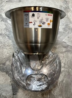 Nerezová misa na miešanie a kryt Bosch MUZ5ER2 Nová mum 5 - 2