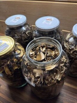 sušené hríby / huby , Suchohríb hnedý a Kozák Topoľový - 2