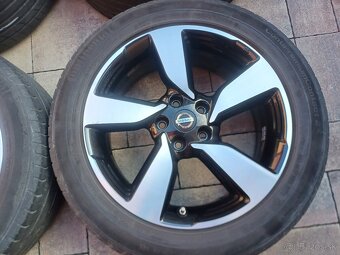 Predám original hliníkové disky Nissan/Dacia-- R18, 5x114,3 - 2