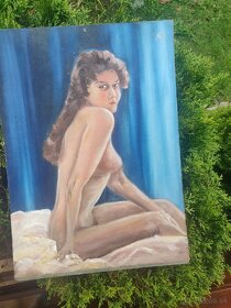 Olejomaľby ženy z roku 1970 - 2