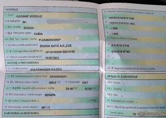 ŠKODA FABIA IV 1.0 TSI 2023 Predám MOTOR DSGD286291, PREVODO - 2