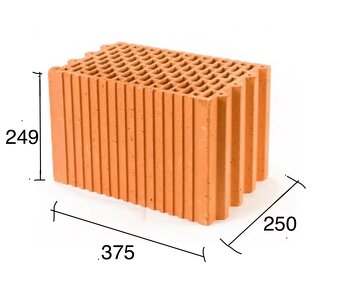 Tehla Porotherm 25 - 2