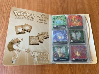 Pokémon Action Flipz Artbox 1999 1. séria - kompletný album - 2