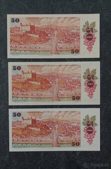 50 Kčs 1987 + SK kolok, stav N - 2
