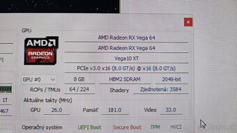 AMD Radeon RX Vega 56 – 8 GB HBM2 - 2