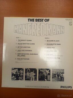 Predám LP Manfred Mann-Best of - 2