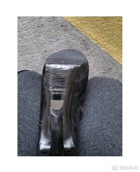 Kožené čierne Jil Sander čižmy - 2