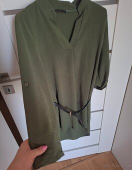 Ležérne šaty onesize vpredu kratšie vzadu dlhšie - 2