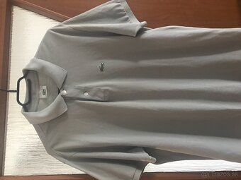 LACOSTE originál sive pánske polotricko XL - 2