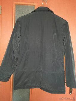 Pánska bunda, zateplená, čierna farba - 2