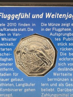 Rakusko 5€ AG striebro 800/1000, 8g BU nie PROOF - 2