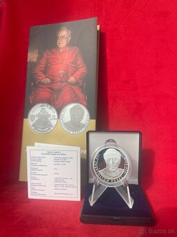 10€ PROOF - Ján Chryzostom Korec strieborna - 2