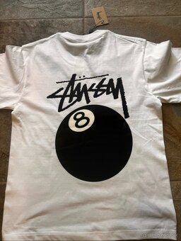 Nike Stussy White 8 Ball T-Shirt Small - 2