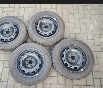 Zimné pneu 165/70 R14 + disky 5x100 / ŠKODA FABIA/POLO/IBIZA - 2