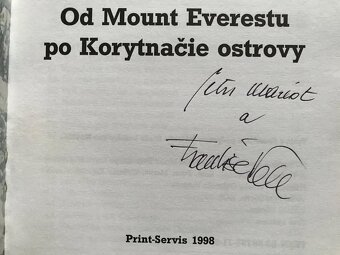 2 x podpis - Od Mount Everestu po Korytnačie ostrovy - 2