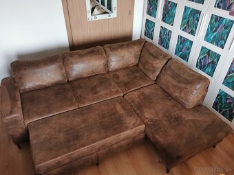 Rohová rozkladacia sedačka - 2