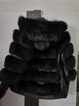 Kožená Bunda s Kožušinou - 2