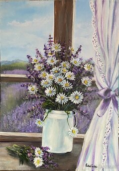 Zátišie levanduľa - 2