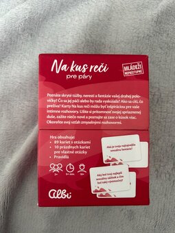 Spoločenská hra - Na kus reči pre páry - 2