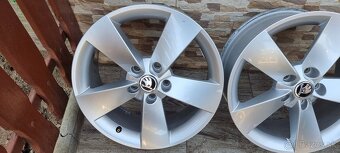 Predám originálne elektróny Škoda Ratikon 5x112 7Jx17 ET45 - 2