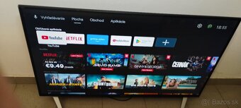 Smart televízor Sharp 49" 124cm android 9 - 2