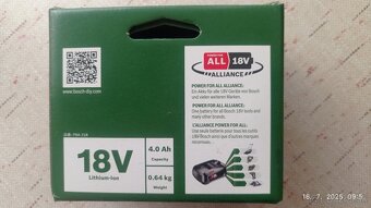Akumlátor Bosch 18V 4Ah - 2