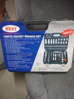 Gola sada 108 dielna z chróm vanádiovej ocele-nová - 2