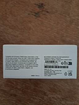 Predám Apple AirPods Pro 2 (USB-C) – Nové, nerozbalené - 2