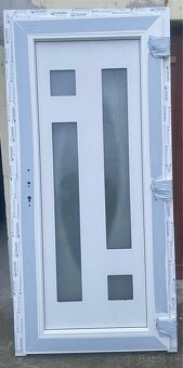 Plastove dvere zlaty dub biela - 2