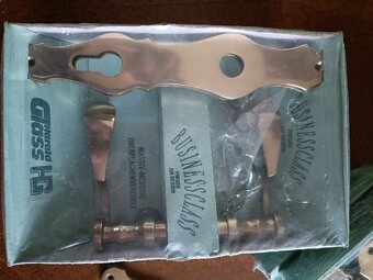 Mosadzná kľučka dverné kovanie - 2