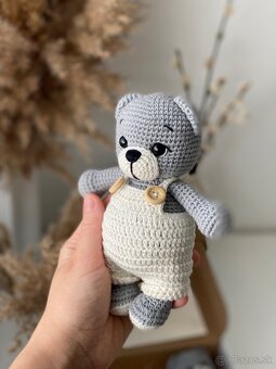 Set pre bábätko: Háčkovaná hračka a hryzátko - 2